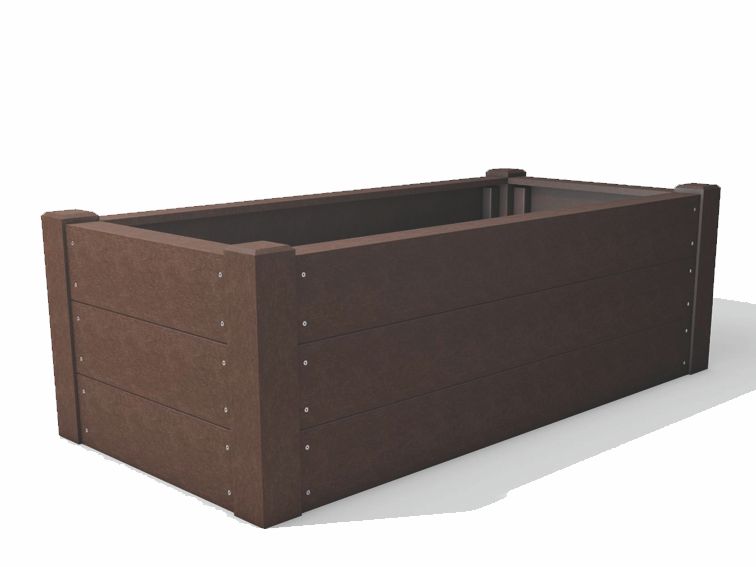 Kinderhochbeet Terra, 2 Farben Recycling-Kunststoff